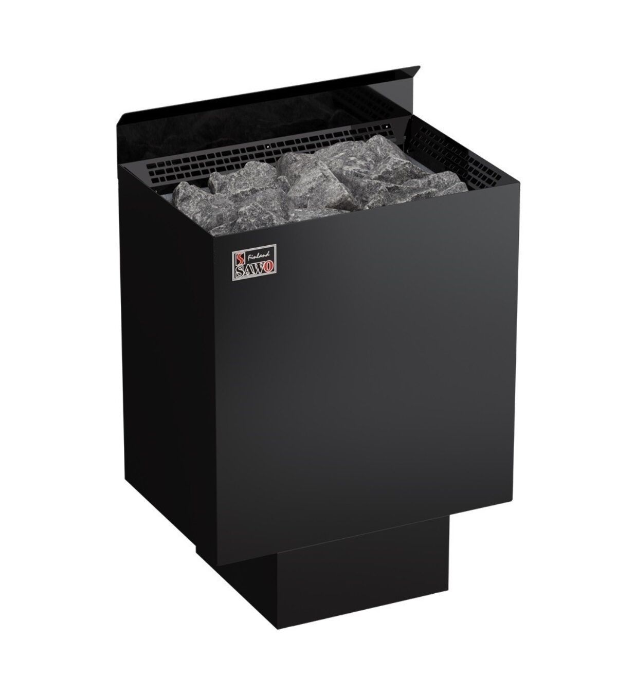 Foto van Sawo NRN-45NS-BL-Z-C Nordex saunakachel - zwart