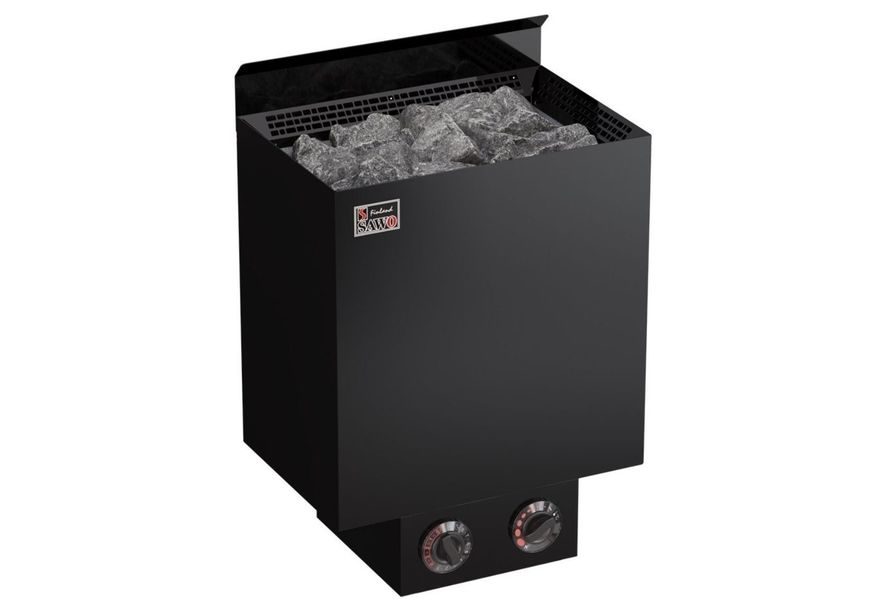 Foto van Sawo Nordex saunakachel - 4.5kW - int. - zwart (NRN-45NB-BL-Z-C)