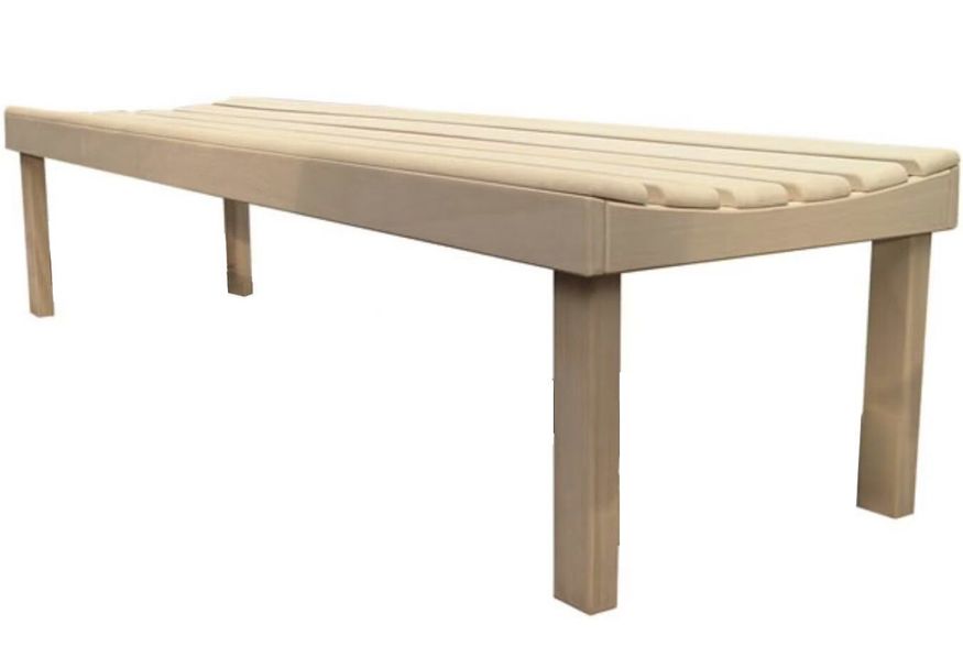 Azalp Saunabank vrijstaand hol, Lumen breedte 70 cm Foto van Azalp Saunabank vrijstaand hol, Lumen breedte 70 cm