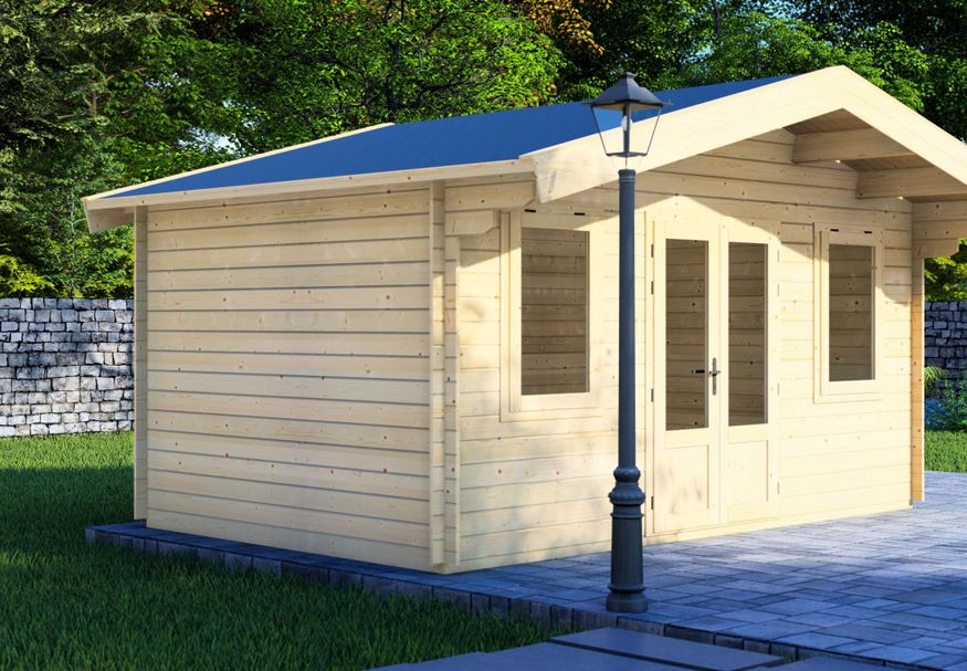 Grunland Tuinhuis Delight 500x320 cm - 44 mm Foto von Grunland Tuinhuis Delight 500x320 cm - 44 mm