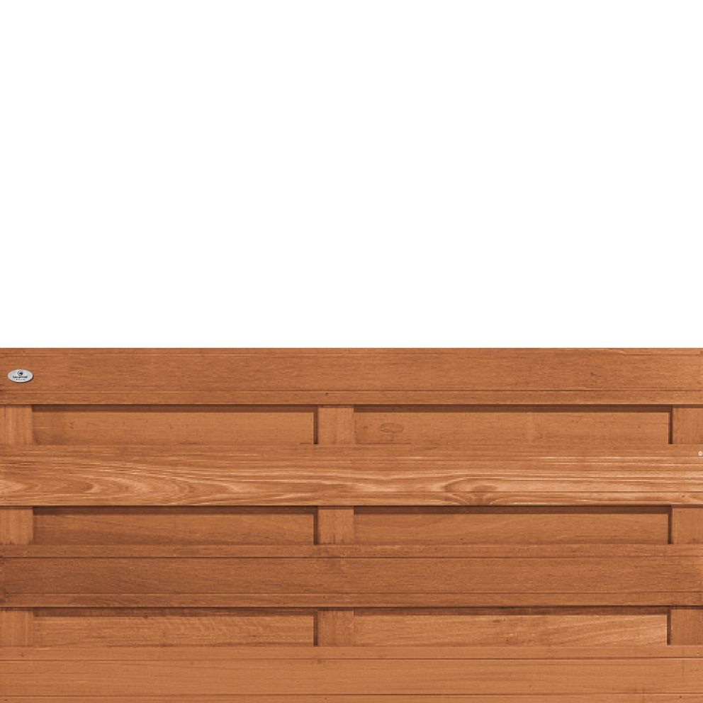 Foto van Azalp tuinscherm Bangkirai deluxe