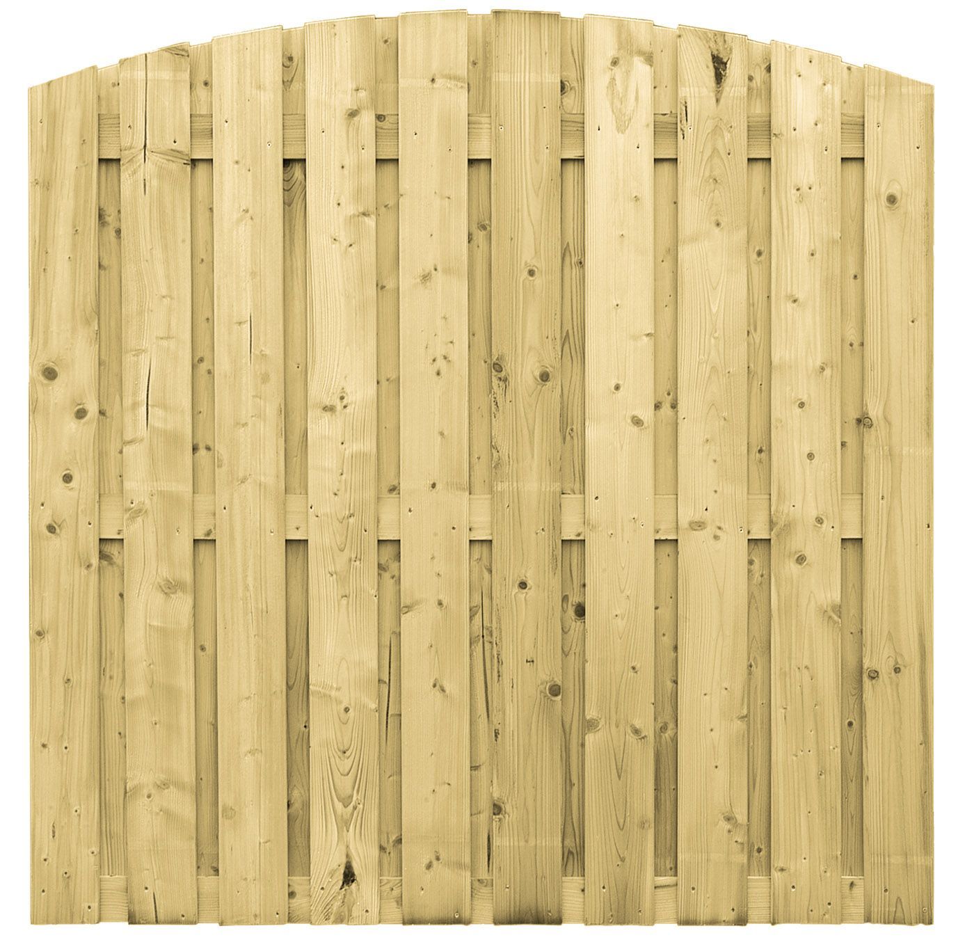 Foto van Azalp tuinscherm vurenhout getoogd