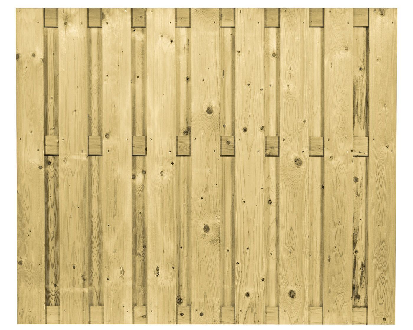 Foto van Azalp tuinscherm vurenhout recht verticaal