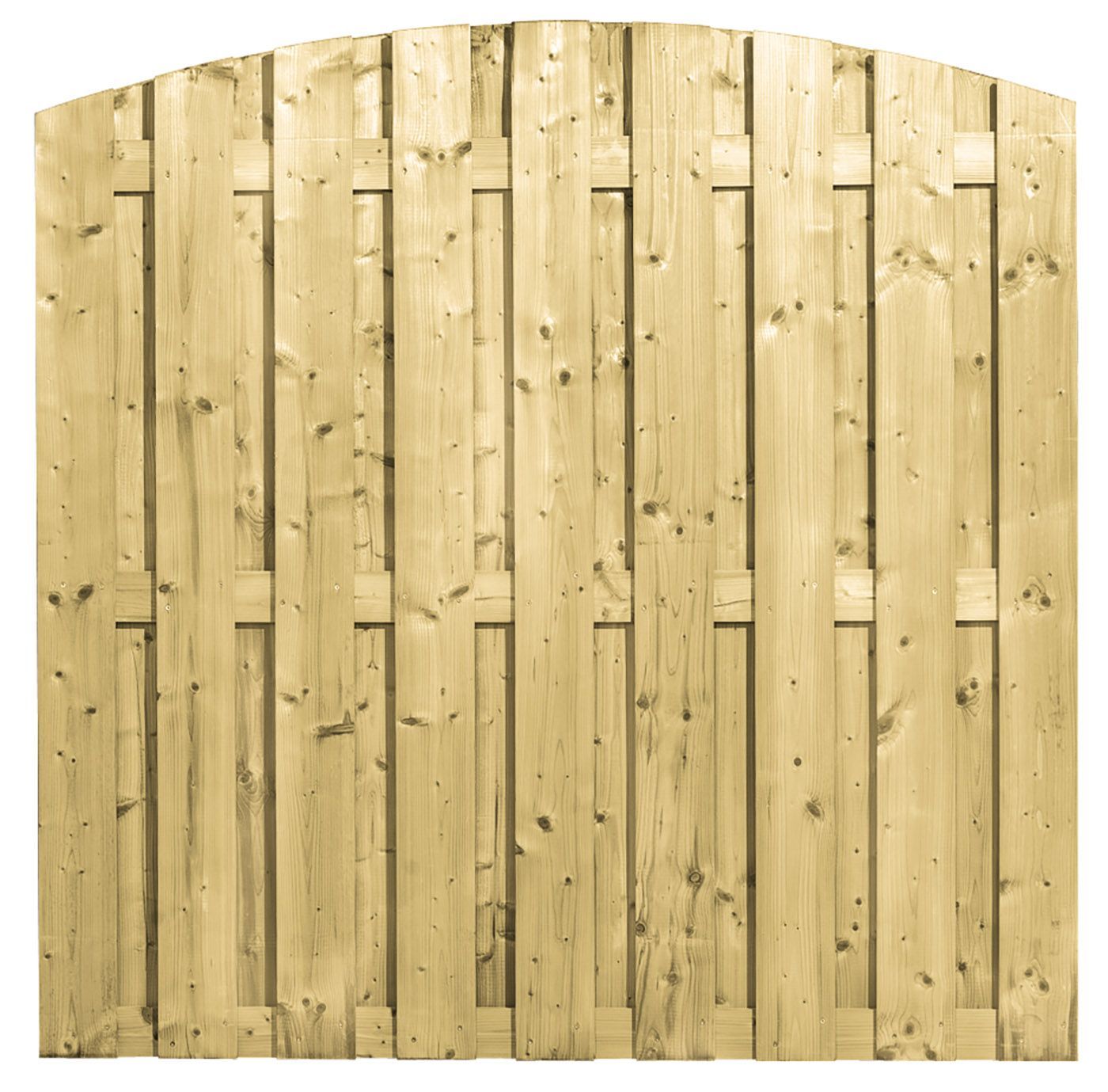 Foto van Azalp tuinscherm vurenhout getoogd