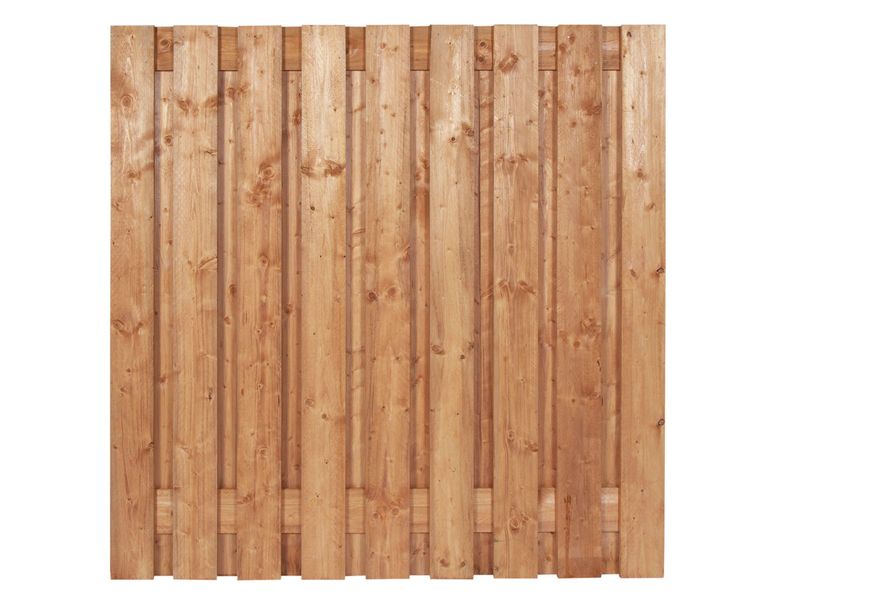 Scherm Coloured Wood Fijnbezaagd 19 planks 180x180 Foto van Scherm Coloured Wood Fijnbezaagd 19 planks 180x180