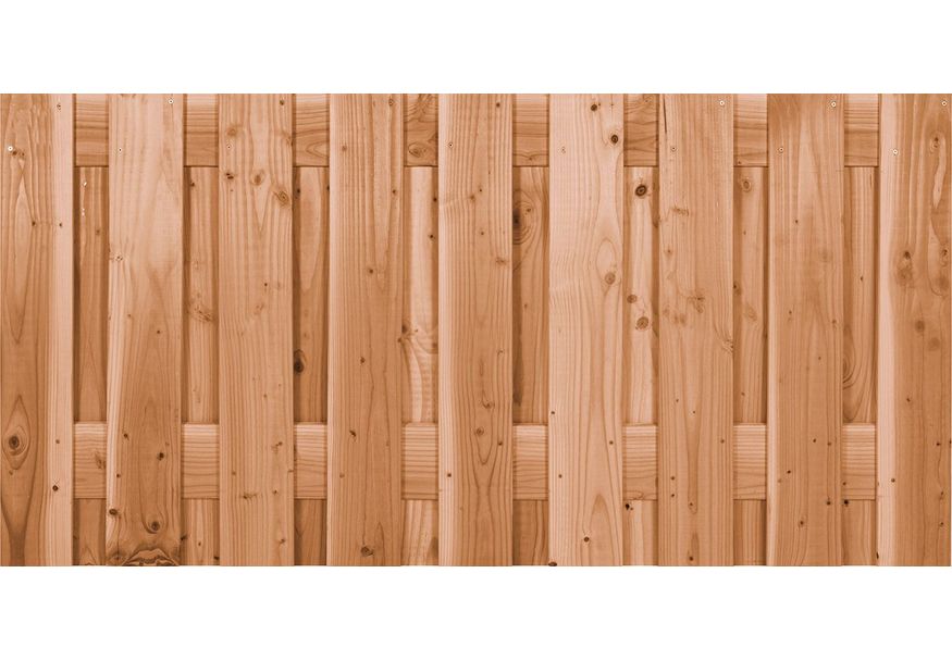 Scherm Coloured Wood Fijnbezaagd 21 planks 180x180 Foto van Scherm Coloured Wood Fijnbezaagd 21 planks 180x180