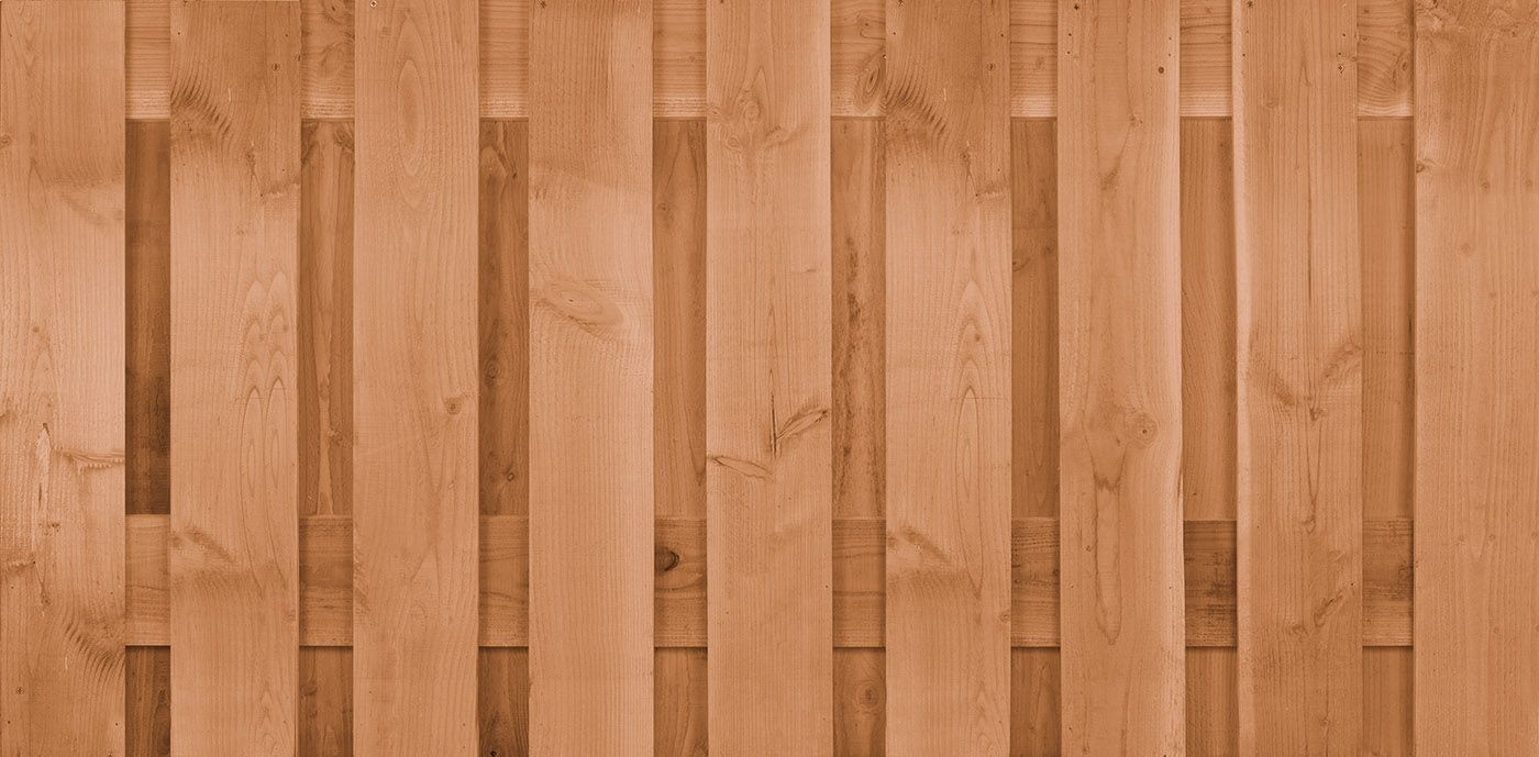 Foto van Azalp tuinscherm Douglas fijnbezaagd recht 19 planken