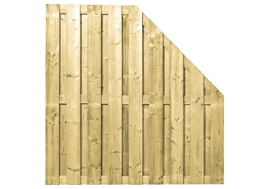 Scherm C.G 180x180 Hoek-L Vert Foto van Scherm C.G 180x180 Hoek-L Vert