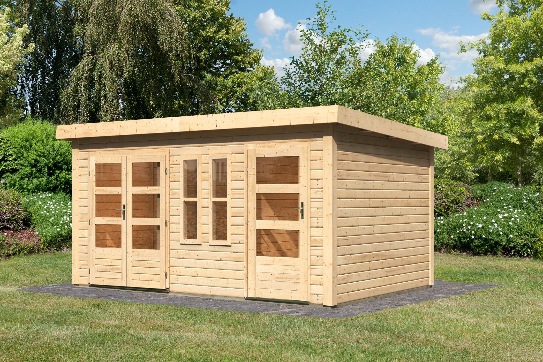 Foto der Karibu 69880 Schönbuch 2 Gartenhaus