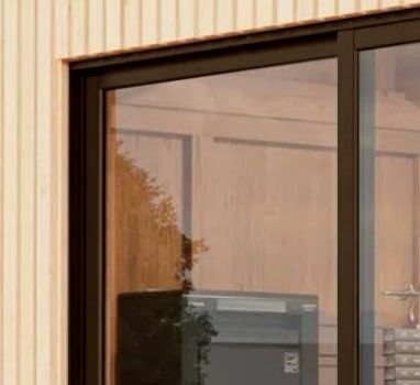 Foto der Aufpreis Schiebetür - braun