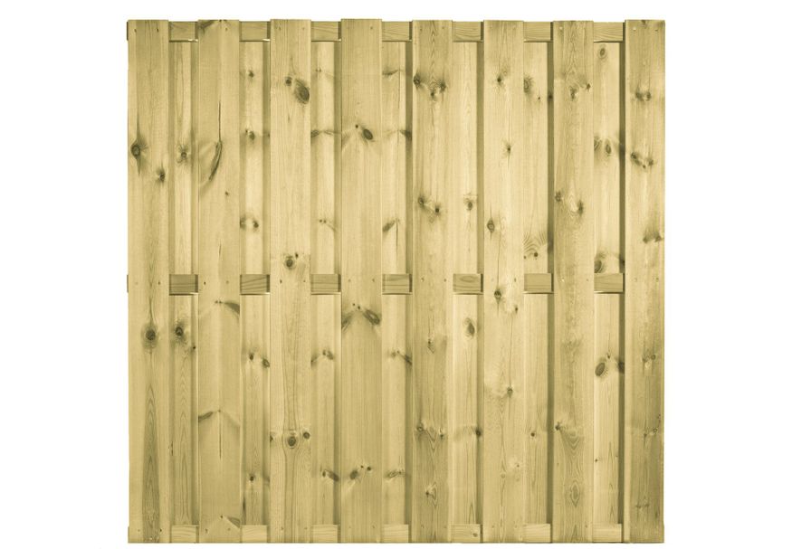 Foto van Scherm recht Act Gesch 180x180 RVS geschroefd