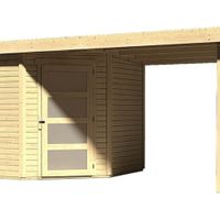 Foto der Karibu 77746 Schwandorf 5 Gartenhaus mit Seitenmarkise
