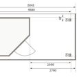 Foto van Karibu Schwandorf 3 tuinhuis met overkapping 280 cm (77742)