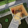 Foto van Karibu Schwandorf 3 tuinhuis - terragrijs (73468)