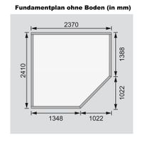 Foto der Karibu 73471 Schwandorf 5 Gartenhaus - Gestrichen