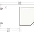 Foto van Karibu Schwandorf 3 tuinhuis met overkapping 240 cm - terragrijs (77739)