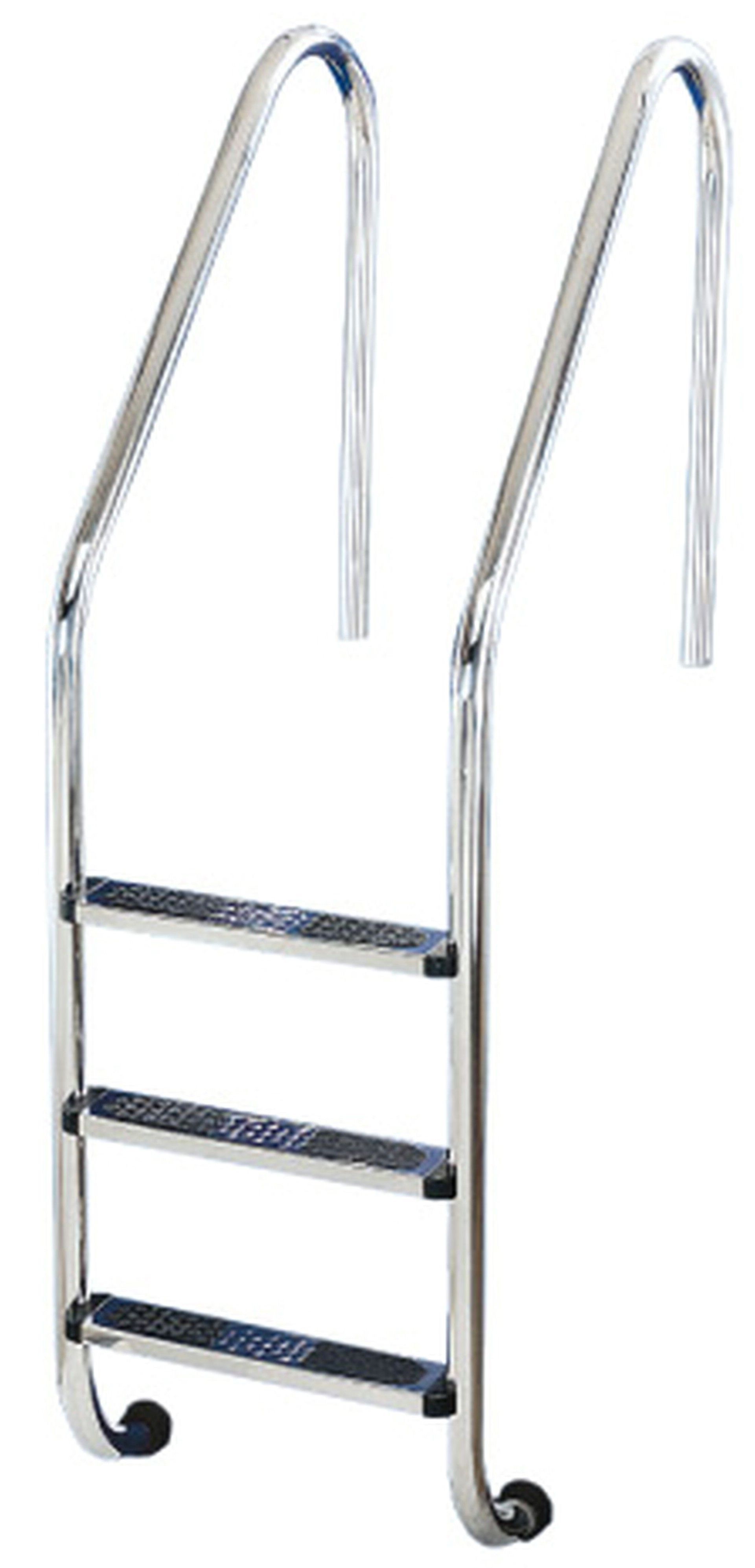 Foto van Flexinox FLX-350-0215 zwembadtrap - 3 treden AISI 304 - wijd model