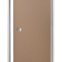 Foto der Hot Orange Dampfbadtür AU 70x200 cm matt bronze