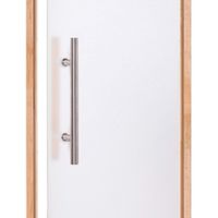 Foto der Hot Orange Saunatür Premium 80x200 cm Milchglas 8 mm Erle