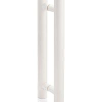 Foto der Hot Orange Saunatür White 80x190 cm matt bronze 8 mm Espe