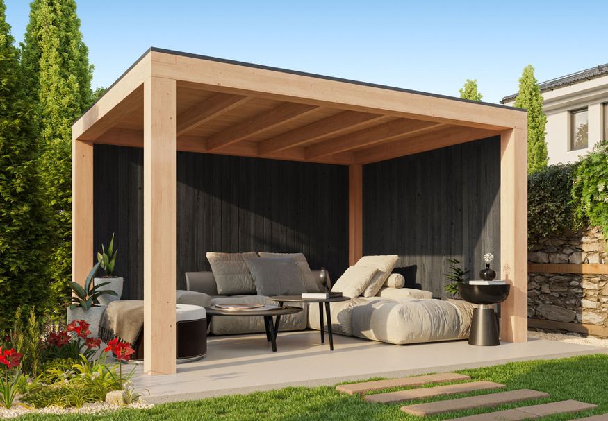 Kirk and Michaels Serius Nero Overkapping 400x400 cm Foto van Kirk and Michaels Serius Nero Overkapping 400x400 cm