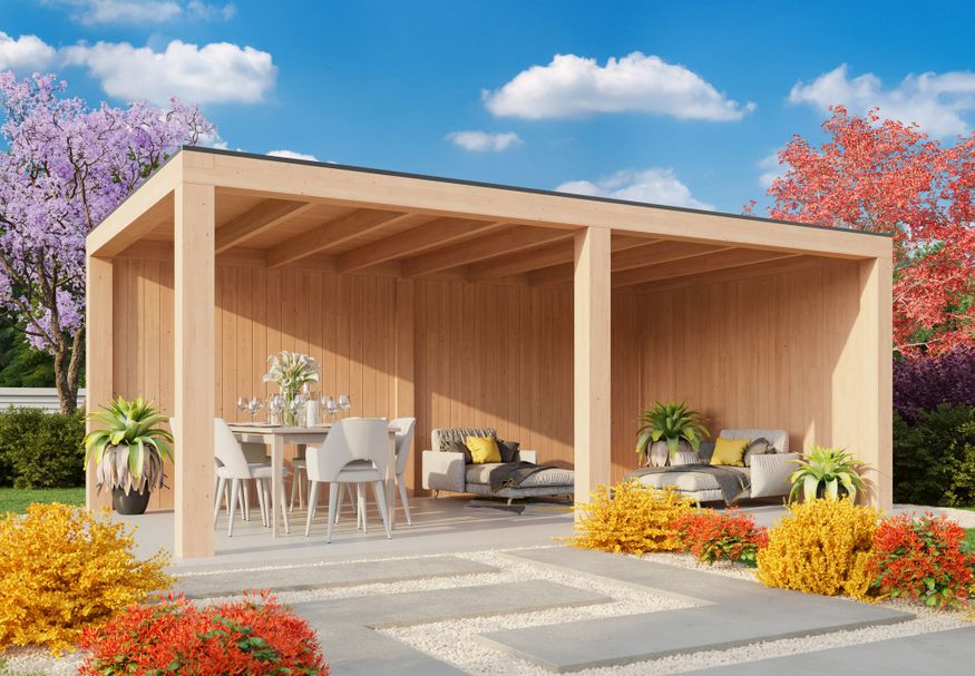 Kirk and Michaels Serius Overkapping 750x350 cm Foto van Kirk and Michaels Serius Overkapping 750x350 cm