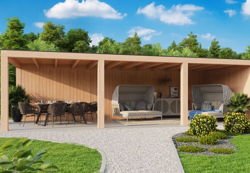 Kirk and Michaels Serius Overkapping 1200x300 cm Foto van Kirk and Michaels Serius Overkapping 1200x300 cm