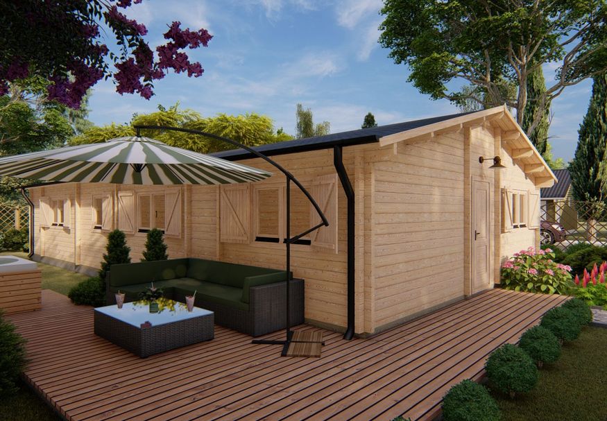 Grunland Chalet Sevilla 780 x 1374 cm Foto van Grunland Chalet Sevilla 780 x 1374 cm