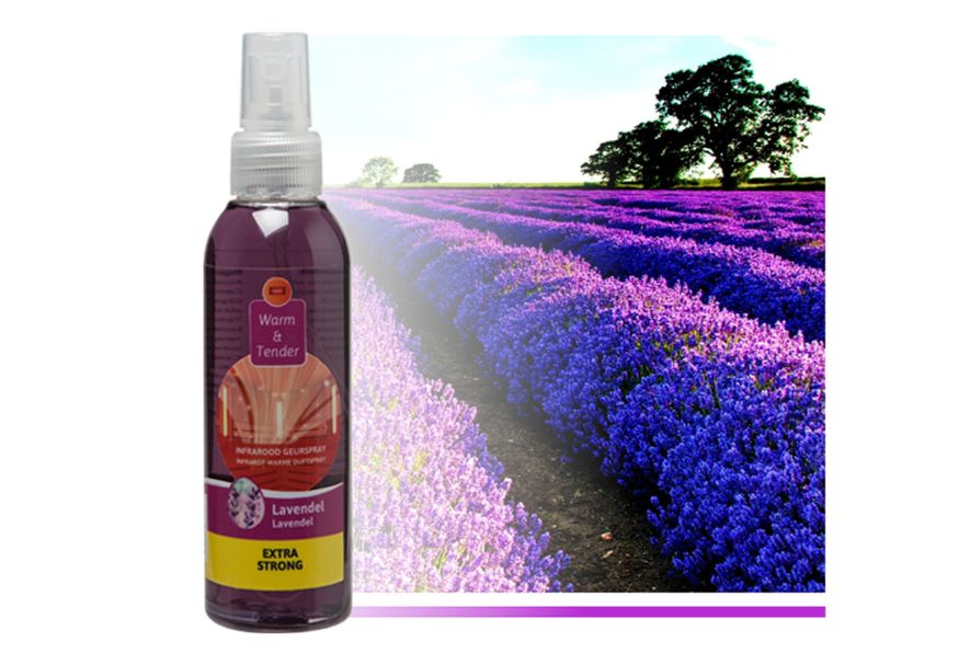 Warm and Tender Infraroodspray Lavendel 150 ml Foto van Warm and Tender Infraroodspray Lavendel 150 ml