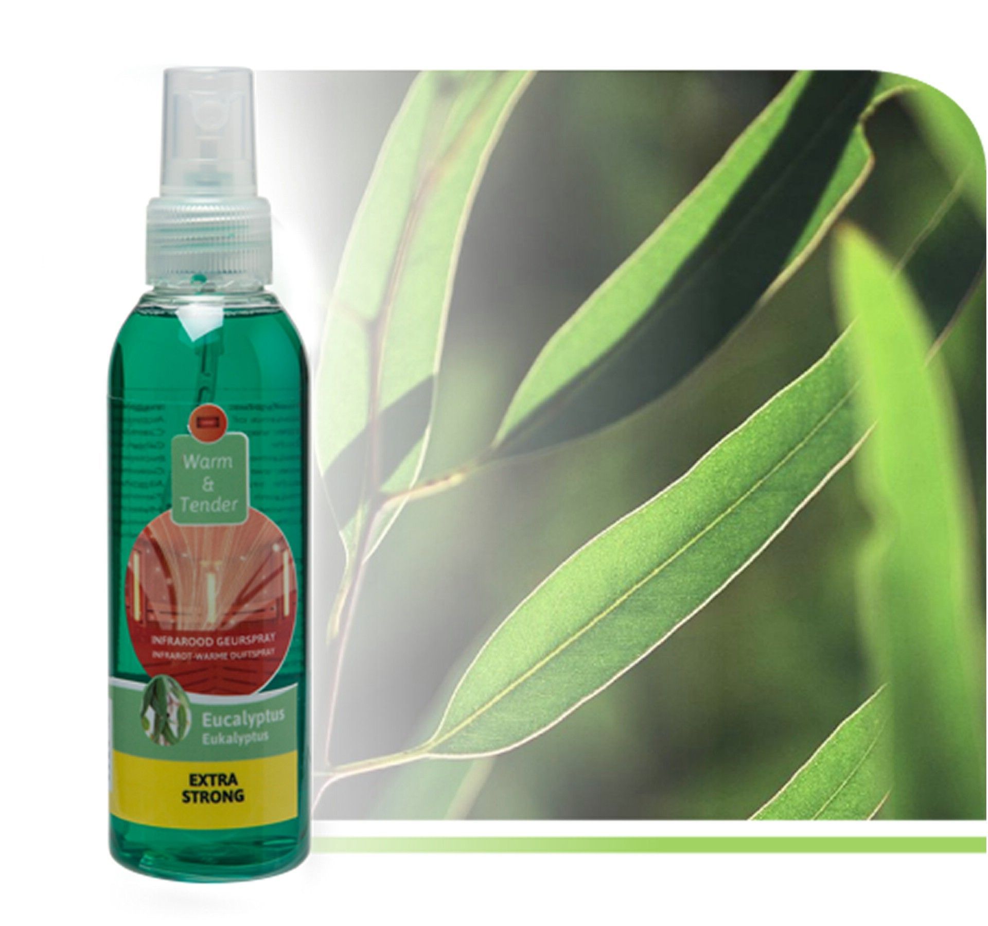 Foto van Warm and Tender Infraroodspray - Eucalyptus 150 ml