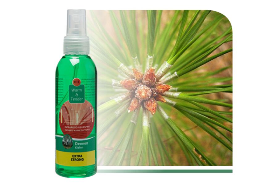 Warm and Tender Infraroodspray Dennen 150 ml Foto van Warm and Tender Infraroodspray Dennen 150 ml