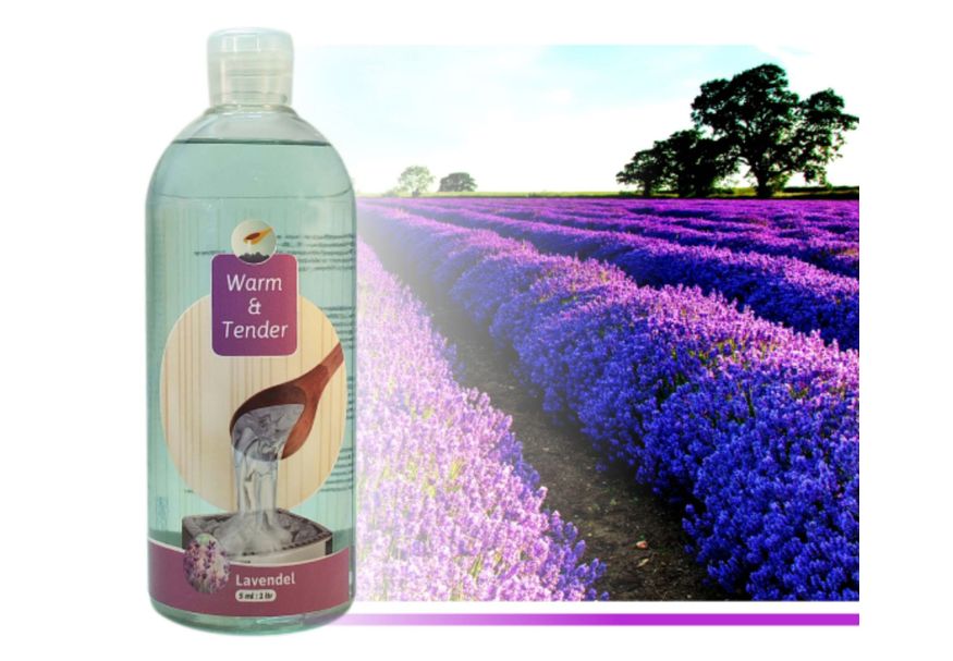 Warm and Tender saunageur Lavendel 100 ml Foto van Warm and Tender saunageur Lavendel 100 ml