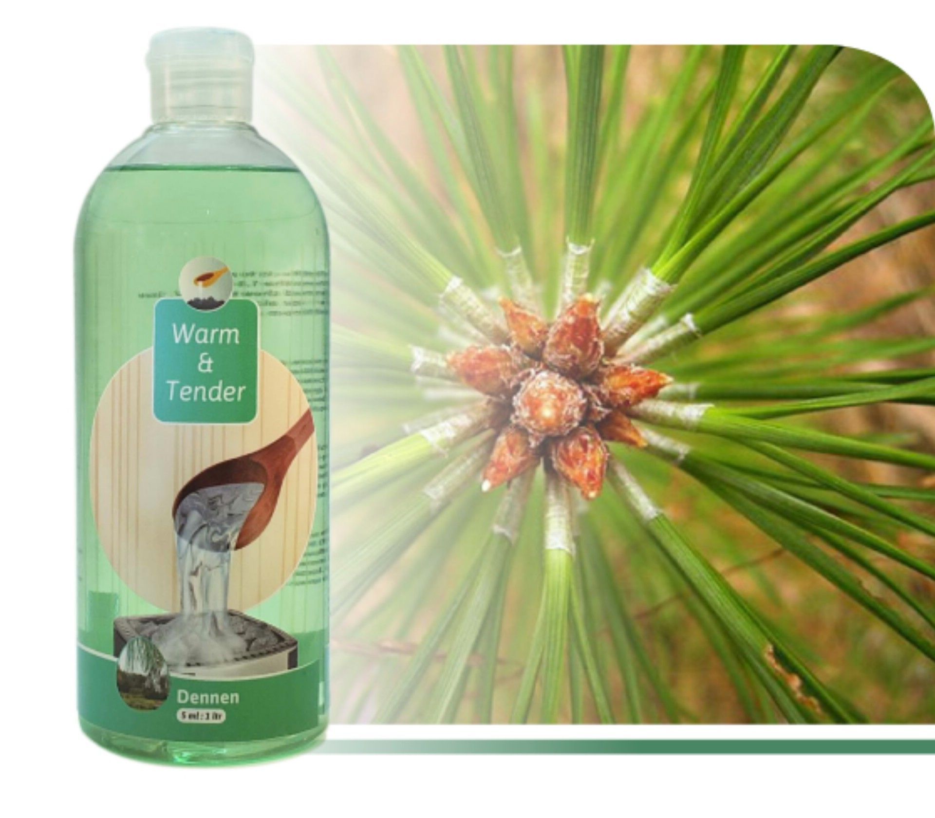 Foto van Warm and Tender saunageur - Dennen 500 ml