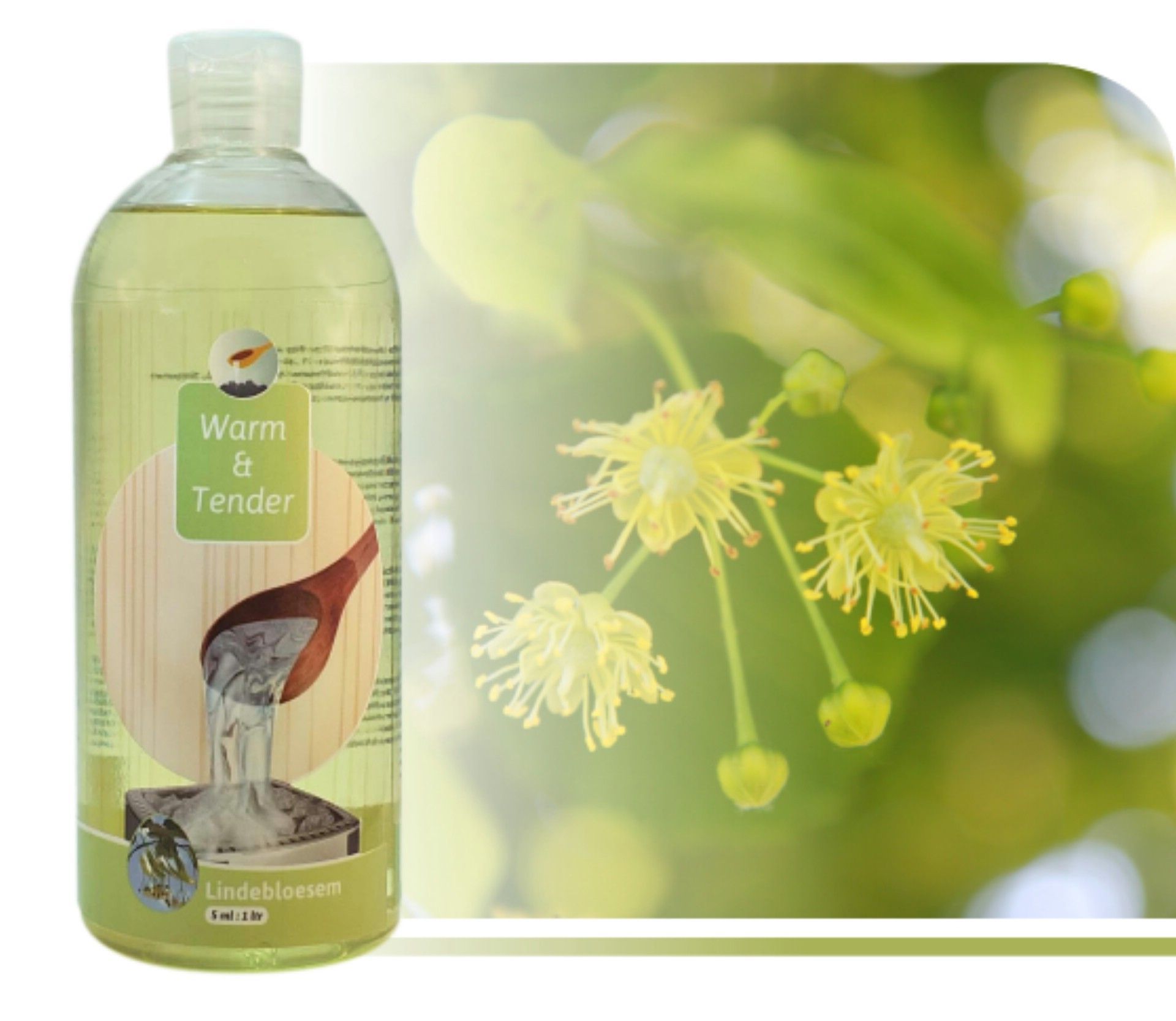 Foto van Warm and Tender saunageur - Lindebloesem 500 ml