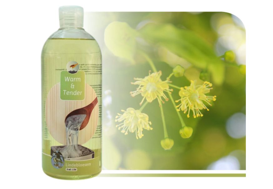 Warm and Tender saunageur Lindebloesem 500 ml (O) Foto van Warm and Tender saunageur Lindebloesem 500 ml (O)