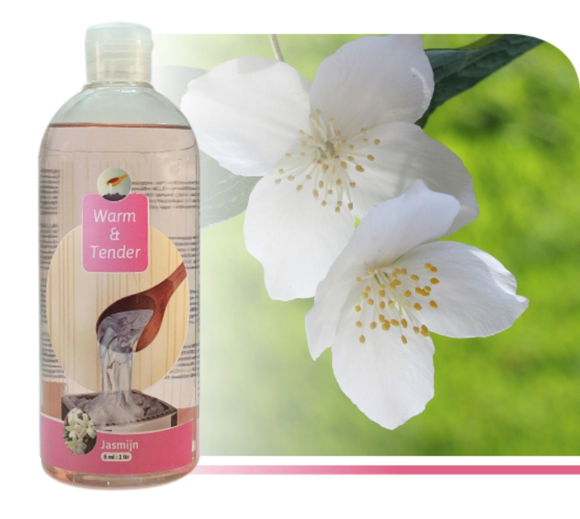 Foto van Warm and Tender saunageur - Jasmijn 500 ml