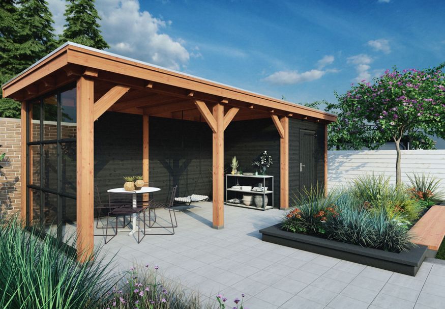 Trendhout Siena Außenaufenthalt 775x300 cm Foto von Trendhout Siena Außenaufenthalt 775x300 cm