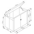 Foto van Azalp POLLY B Containerberging 173x101x131 cm