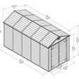 Foto van Palram – Canopia Skylight 6x12 Bruin