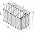 Foto van Palram – Canopia Skylight 6x10 Grijs