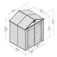 Foto van Palram – Canopia Skylight 6X5 Grijs
