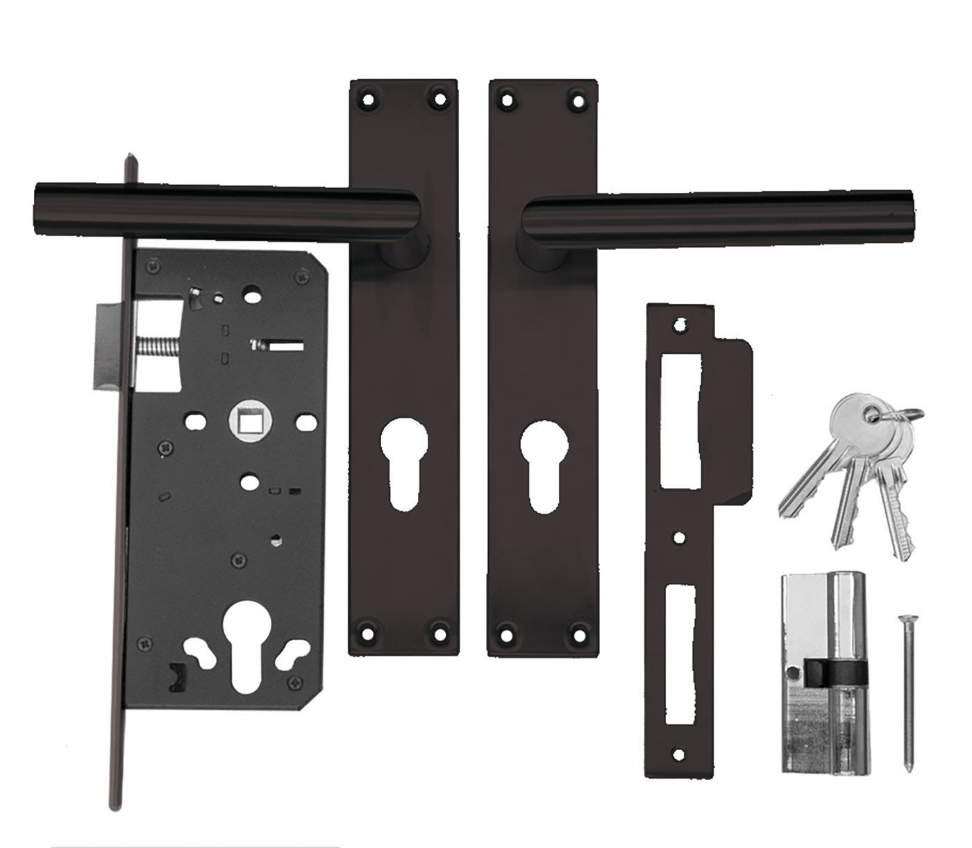 Foto van Azalp slot RVS zwart