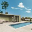 Foto van Solid Biarritz tuinhuis met overkapping 698x304 cm - hogedruk geïmpregneerd