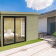 Foto van Solid Nimes houten tuinhuis 304x304 cm - hogedruk geïmpregneerd