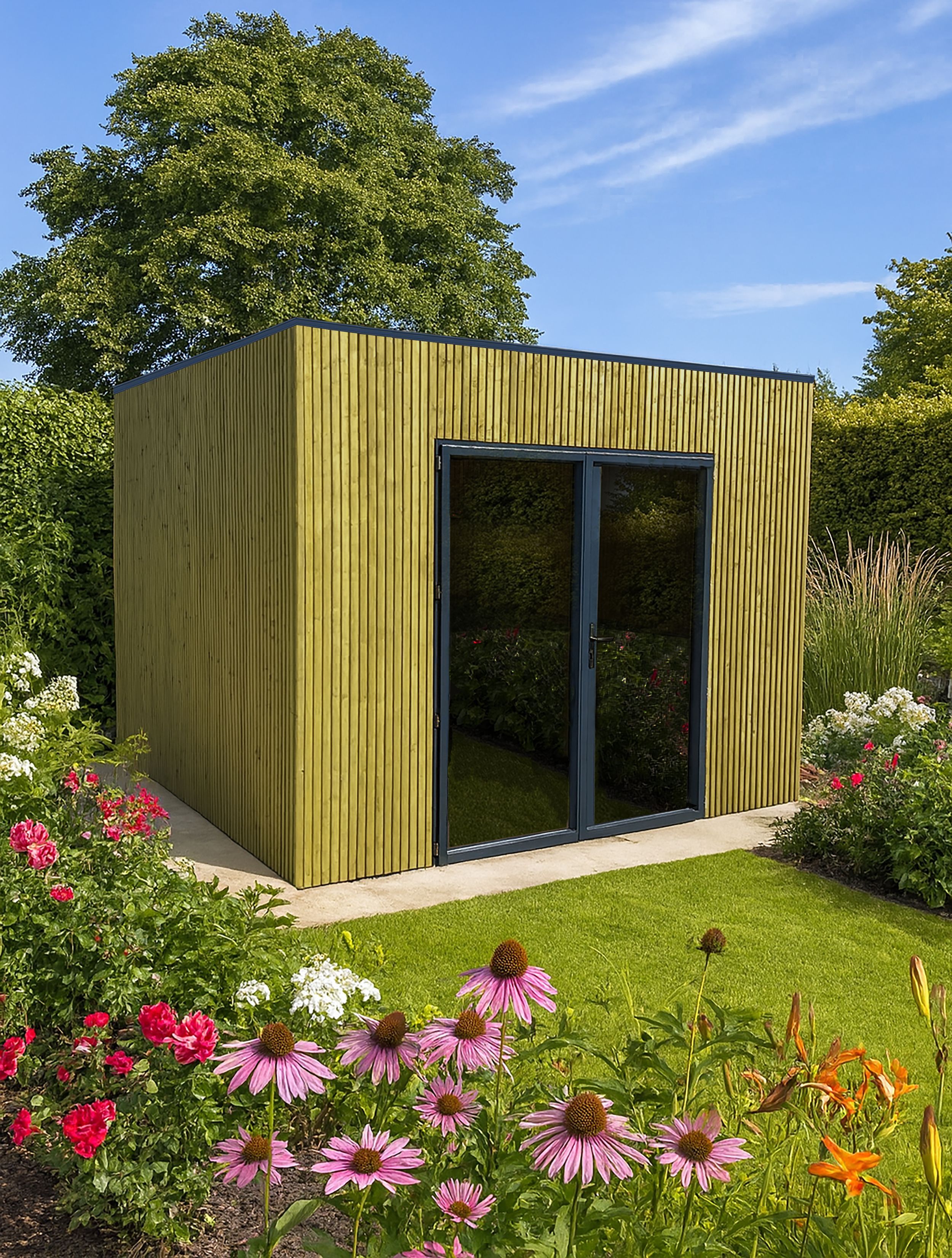 Foto van Solid tuinhuis Braga - Hogedruk geïmpregneerd