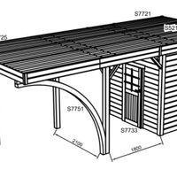 Foto der Solid S7753 Holzernes Carport
