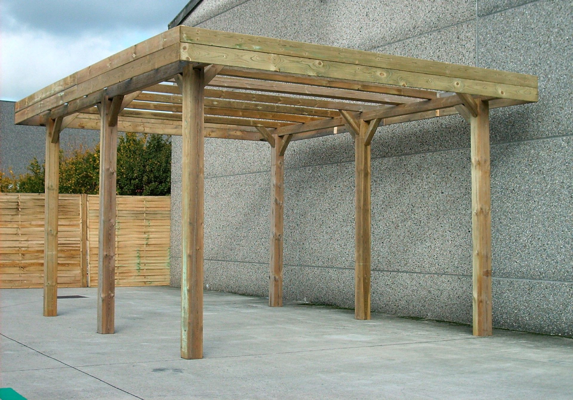 Foto van Solid S7764 Houten Carport - Hogedruk Geïmpregneerd