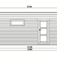 Foto der Solid s8993 Holzernes Garage