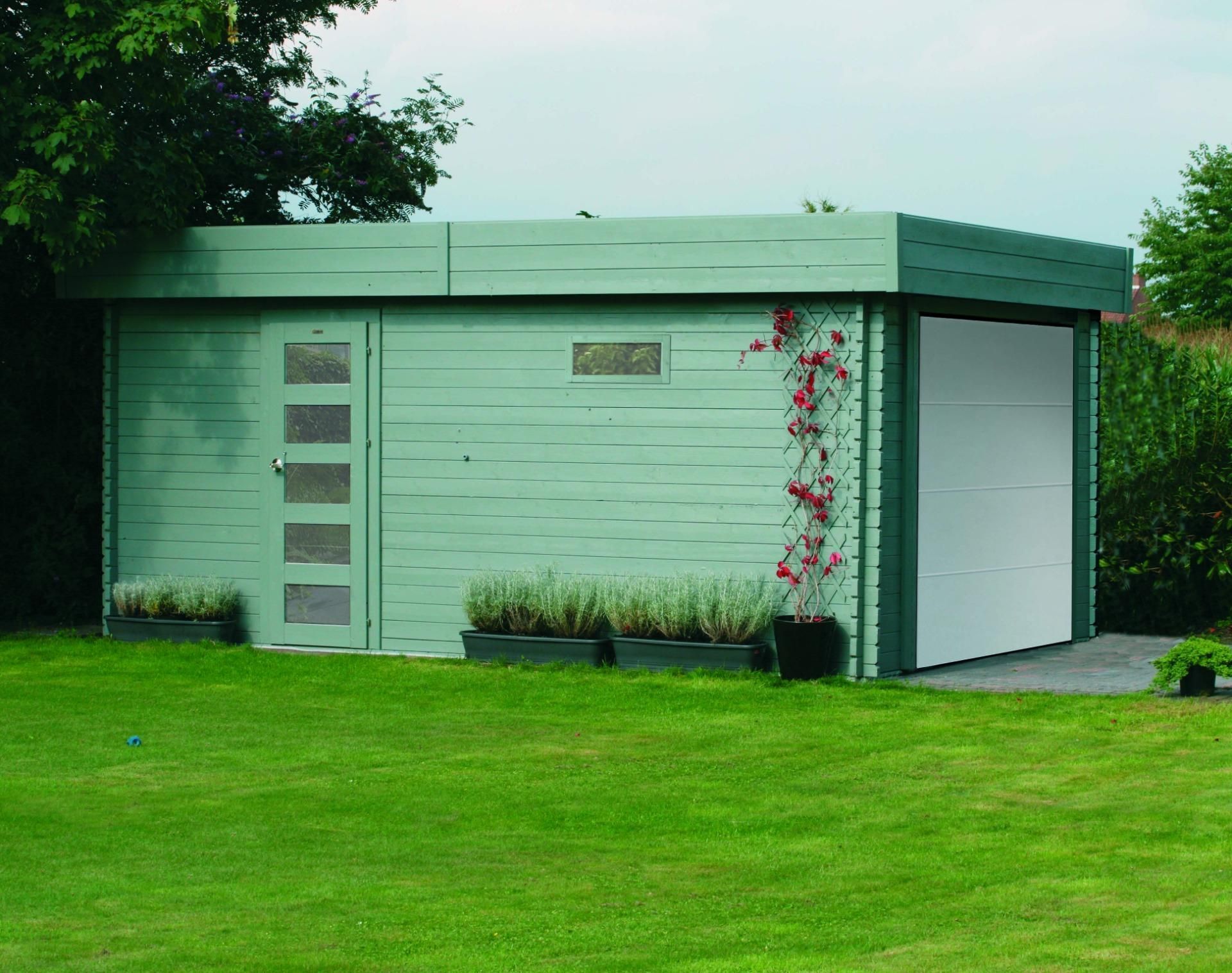 Foto van Solid s8935 Houten Garage