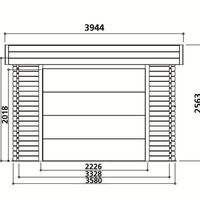Foto van Solid s8935 Houten Garage